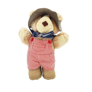 Vintage Farrell Furskins Bears 7” My Teddy Bear 1986 Plush Stuffed Animal Red Pl